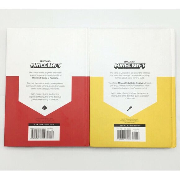 Minecraft Gaming Books Lot 10 Guides & Handbooks Mojang Builds Hardcover - Picture 6 of 10